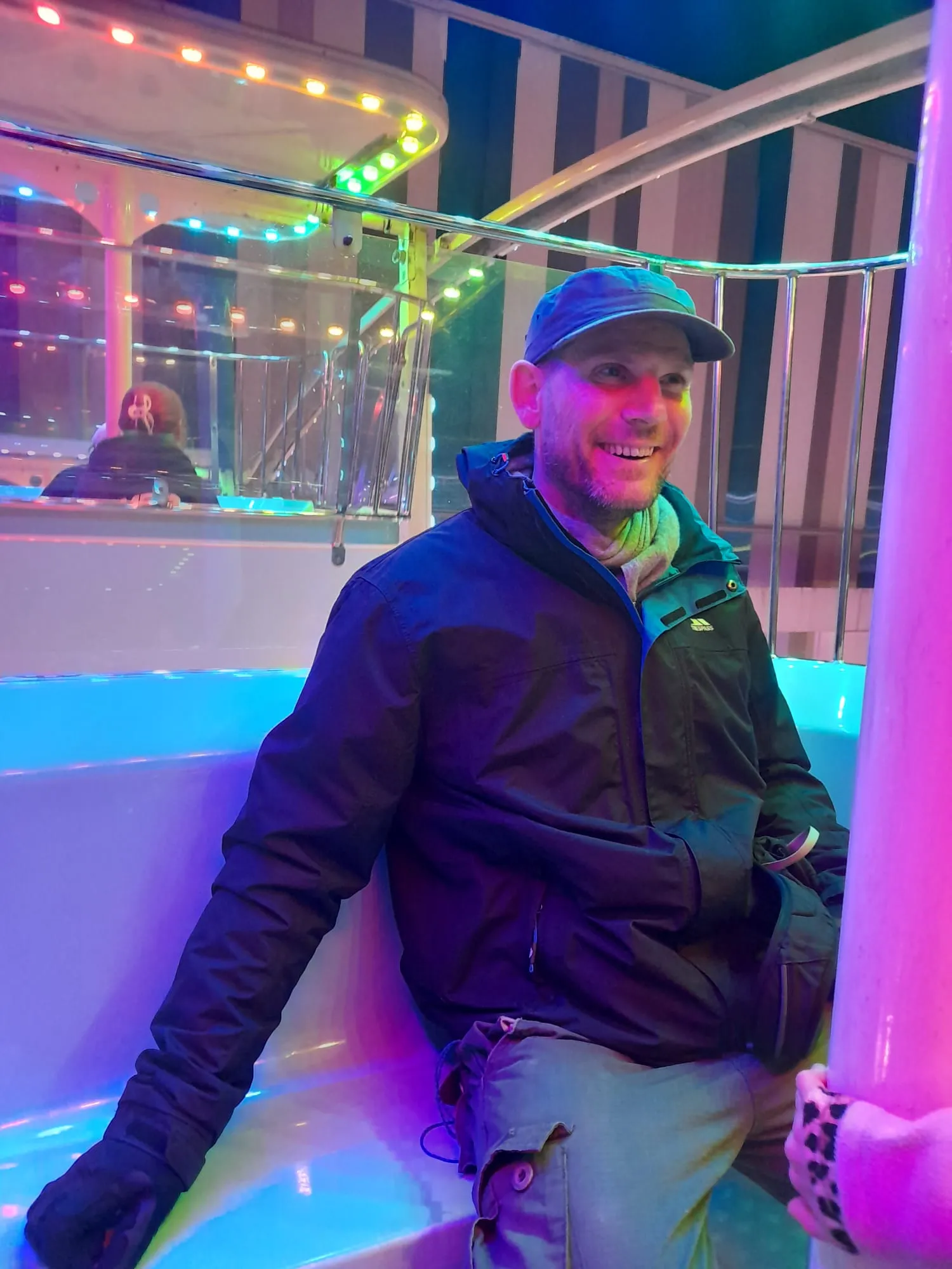 Dave Warner Webflow Developer riding the big wheel